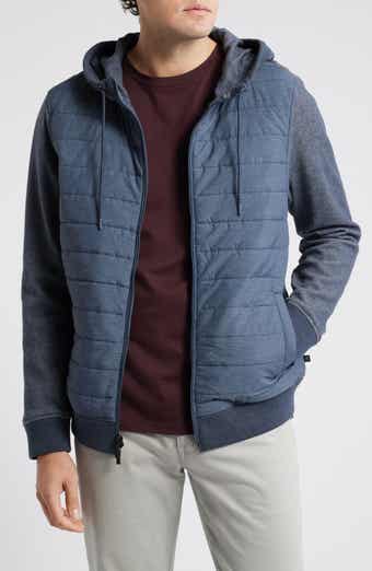 Cowandame Mixed Media Quilted Jacket