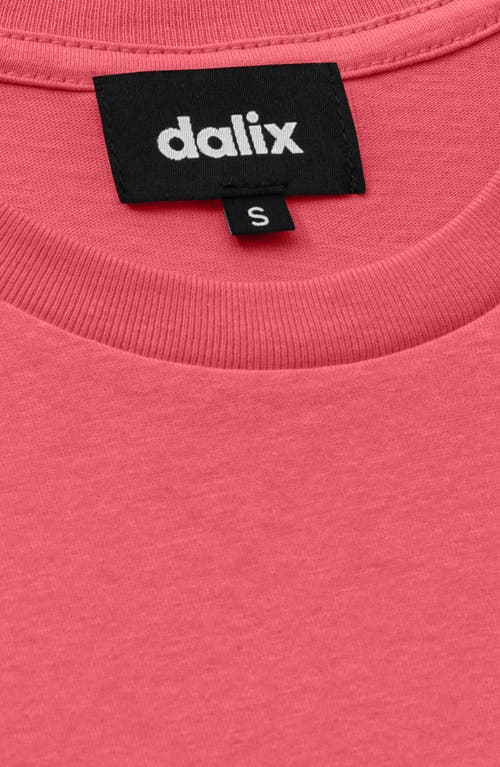 Dalix Womens Bow Lightweight Everyday Tee In Pink