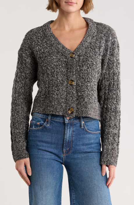 RDI V-Neck Crop Cardigan