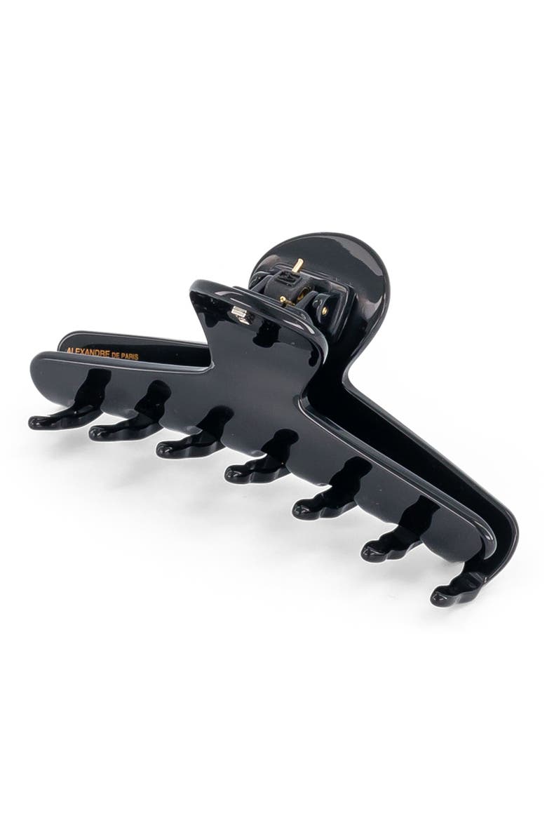 Alexandre de Paris Raspail Large Acetate Hair Claw Clip, Alternate, color, Black