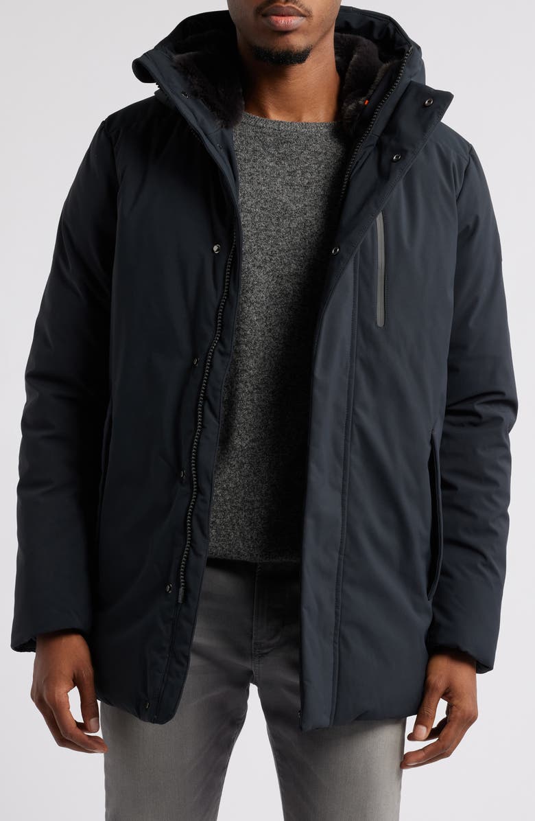 Save The Duck Antoine Faux Fur Lined Waterproof Hooded Parka, Main, color, 