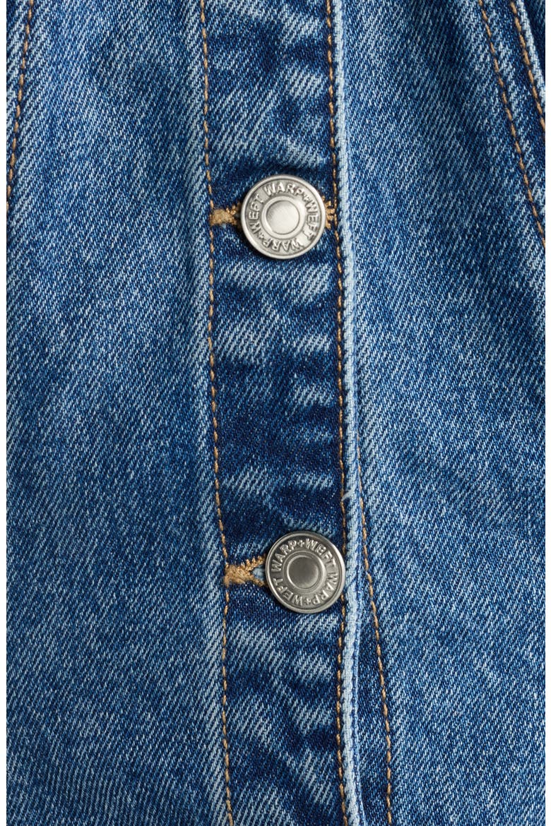 So Cal Fit & Flare Denim Jacket, Alternate, color, BOMBSHELL