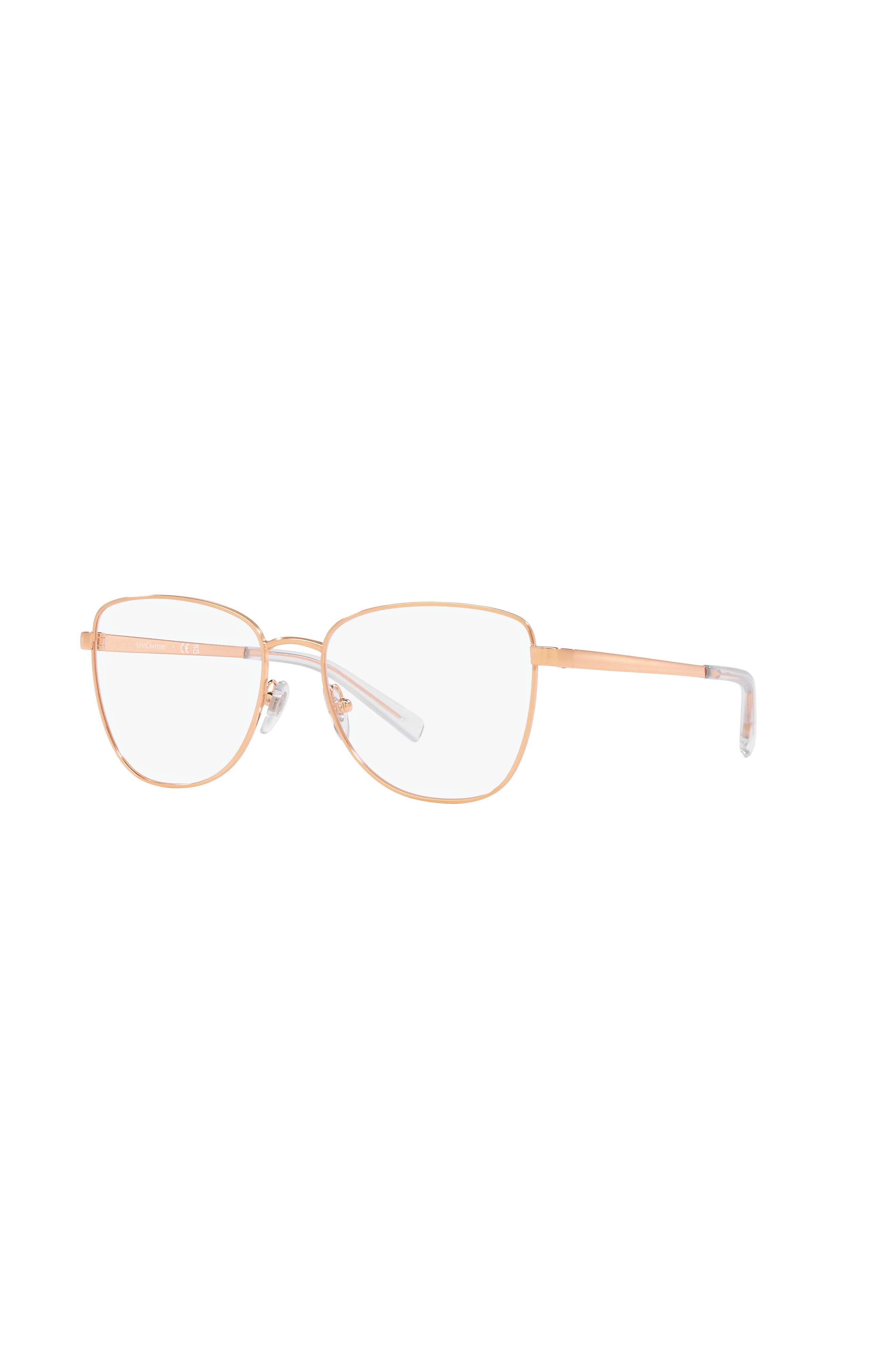 Lenscrafters 53mm Irregular optical glasses in Pink 
