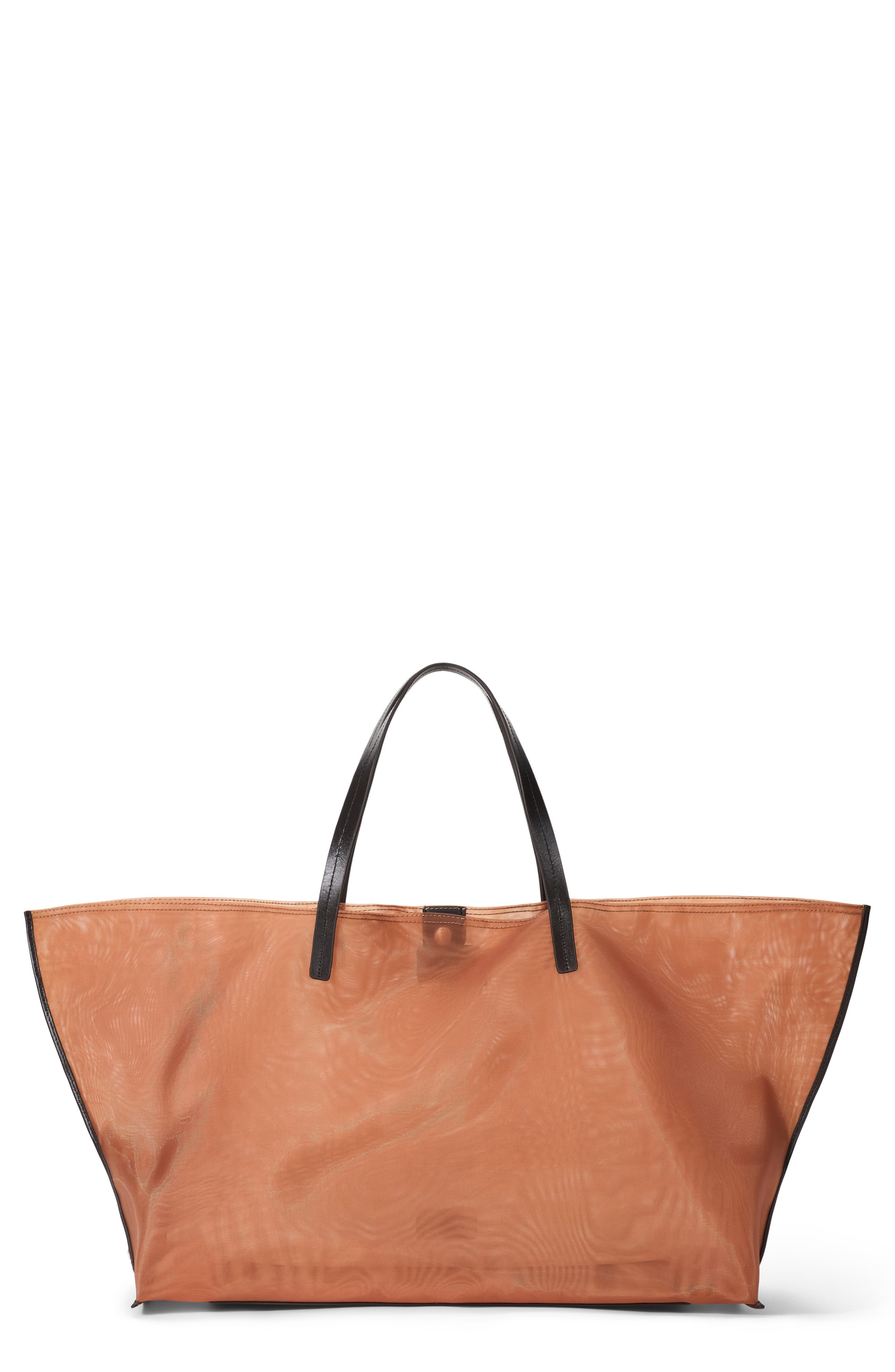 STAUD Large Christos Mesh Tote, Main, color, Camel