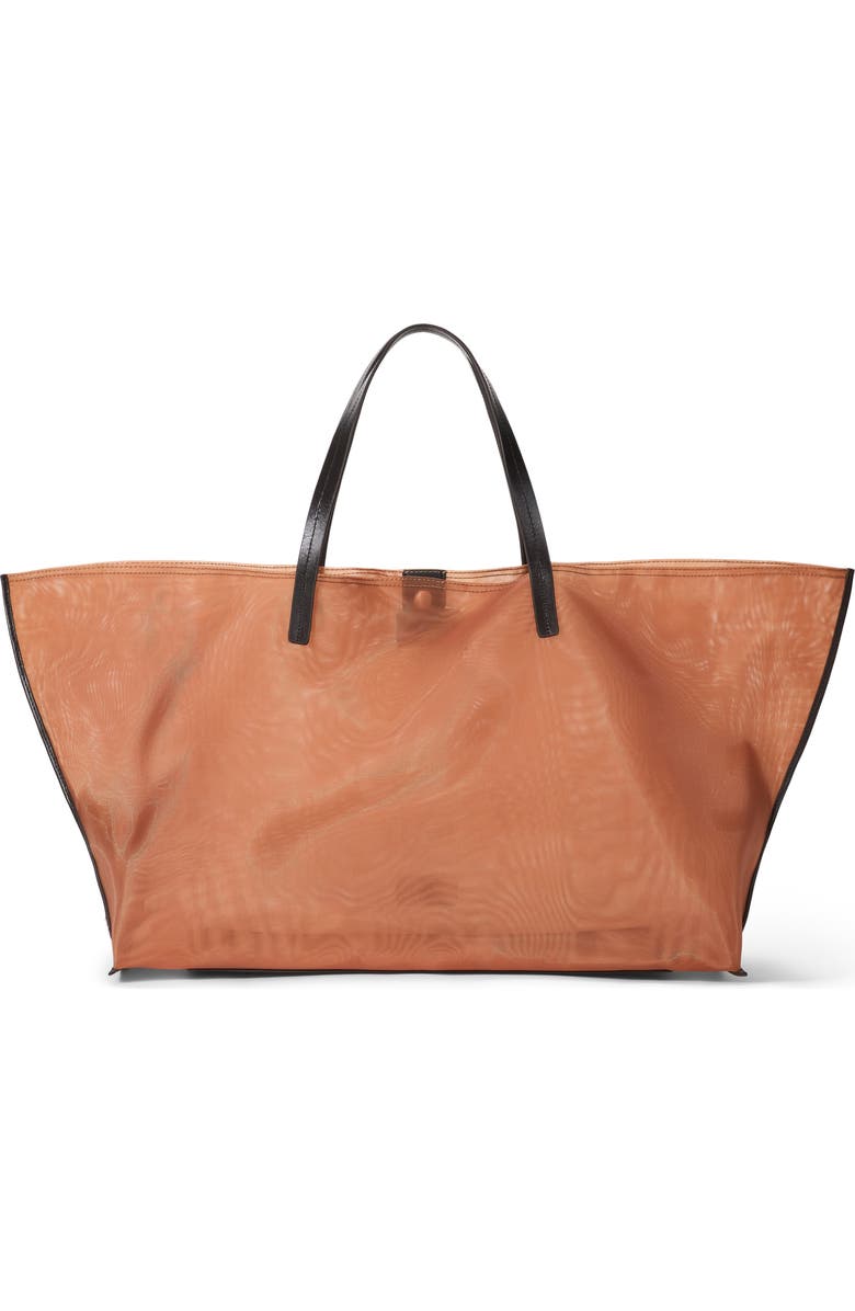 STAUD Large Christos Mesh Tote, Main, color, Camel
