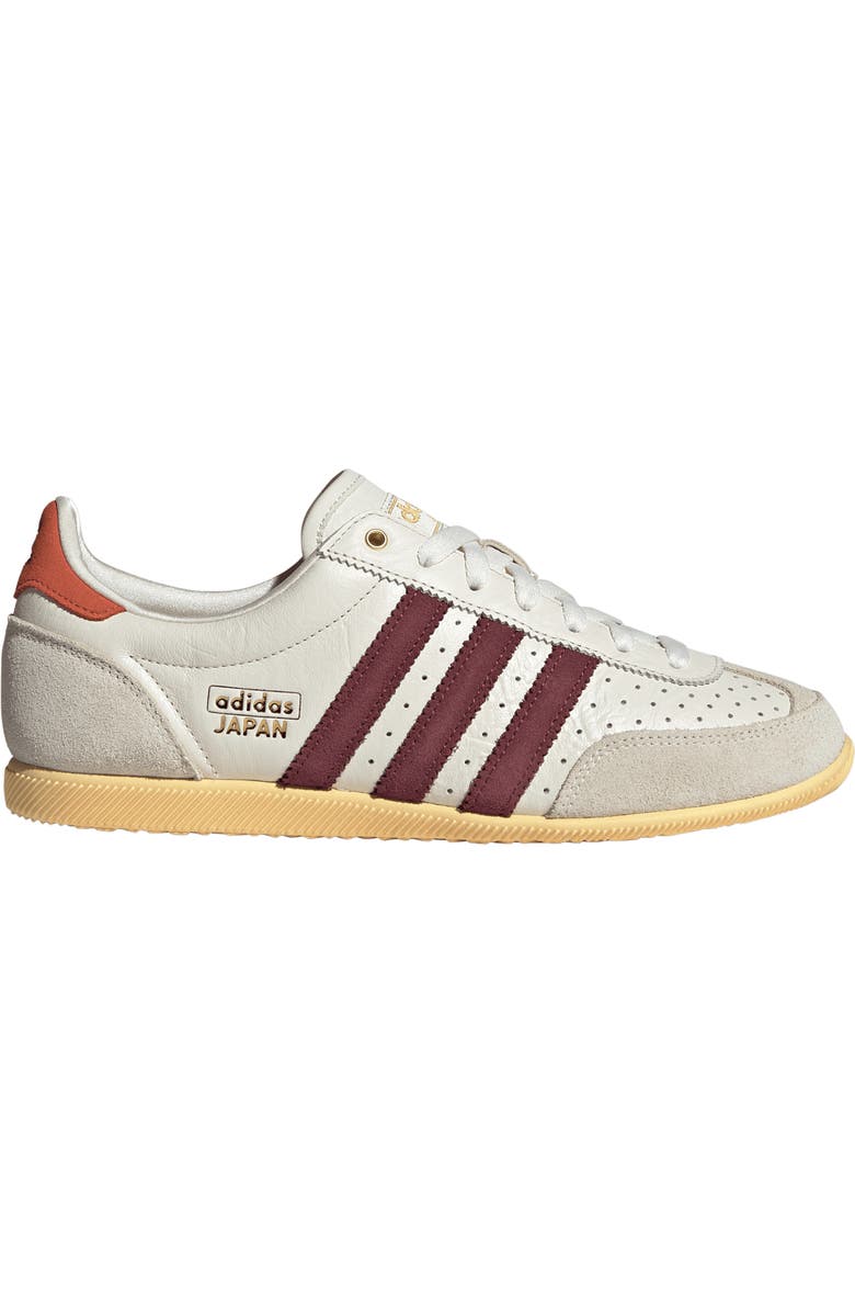 adidas Japan Low Top Sneaker, Alternate, color, Off White/ Shadow Red/ Orange