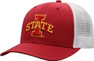 TOP OF THE WORLD Men's Top of the World Cardinal/White Iowa State Cyclones Trucker Snapback Hat