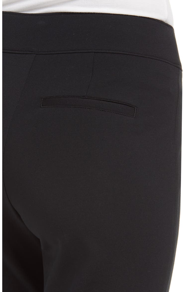 SPANXsupersmooth™ PerfectFit Ponte Slim Straight Pant, Alternate, color, CLASSIC BLACK/ BLACK