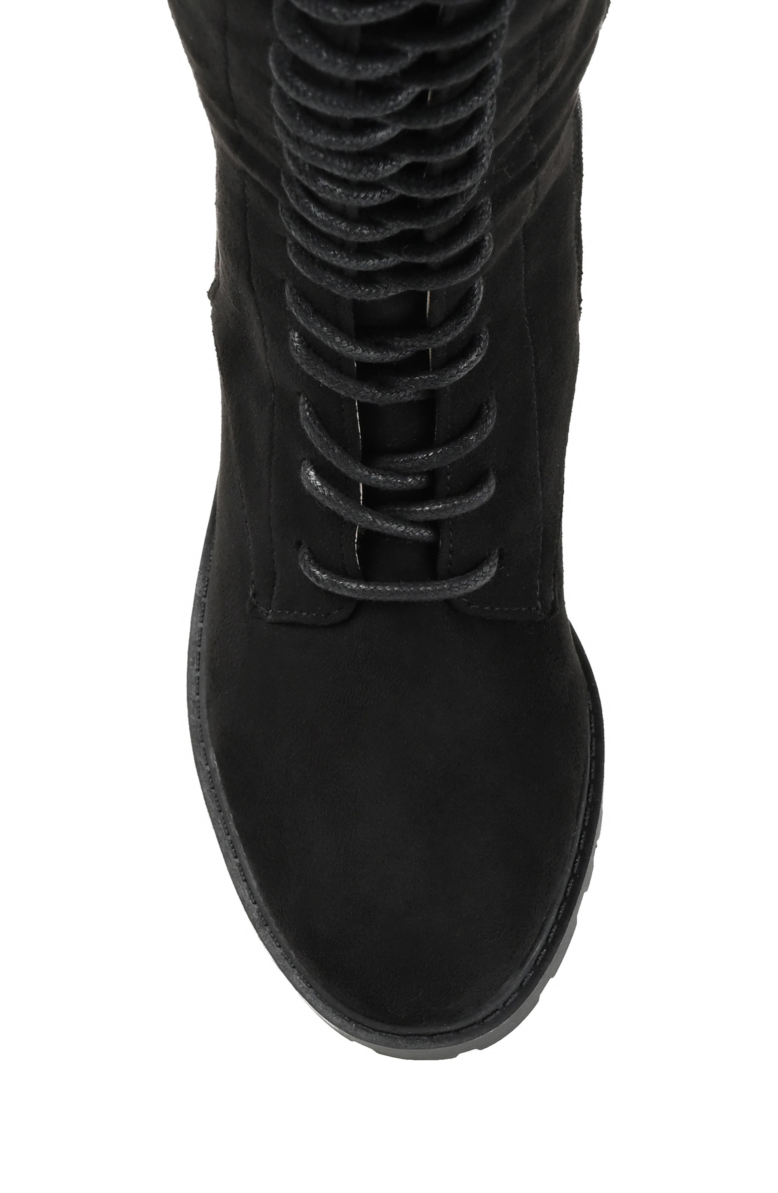 Journee Collection Jenicca Lace-Up Tall Boot, Alternate, color, 