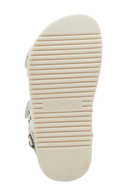 Steve Madden Girls' Tmona Sandals - Toddler, Little Kid In Silver Rainbow