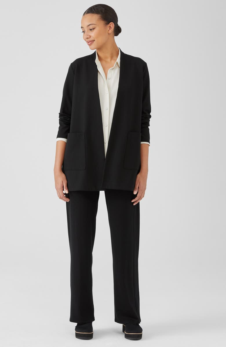 Eileen Fisher Open Front Long Jacket, Alternate, color,