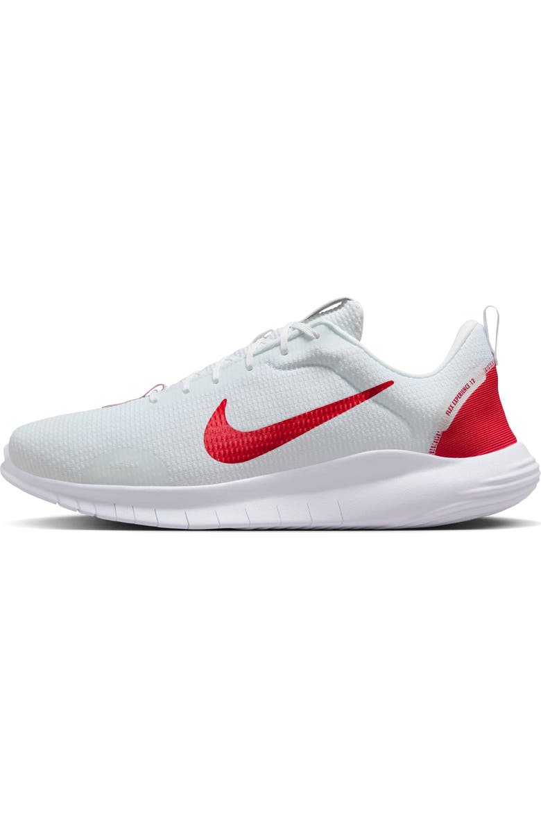 Nike Flex Experience Run 12 Road Running Shoe - Extra Wide Width Available, Alternate, color, White/ University Red/ White