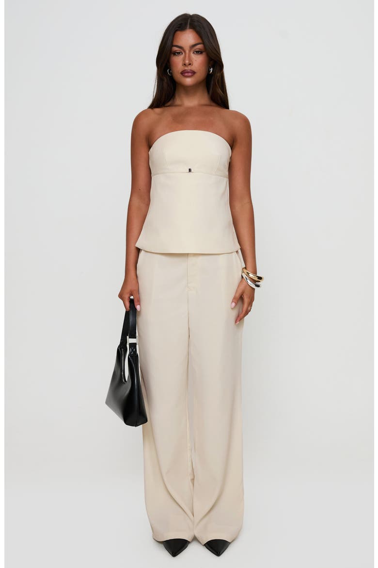 Irresistible Strapless Top, Alternate, color, CREAM