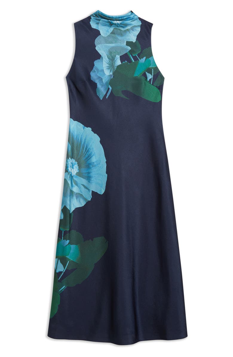 Ted Baker London Timava Floral Cowl Neck Satin Slipdress, Alternate, color,