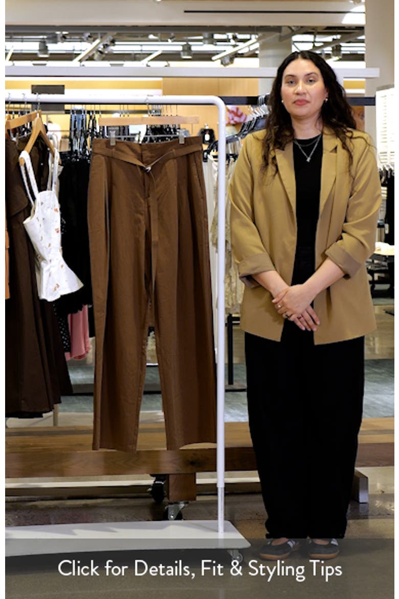 Cubo Patalon Belted Cotton Blend Pants video
