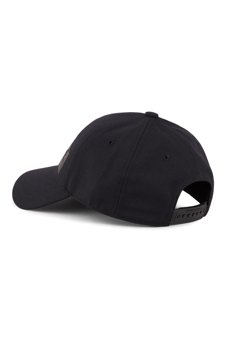 Logo Baseball Cap, Alternate, color, SOLID BLACK