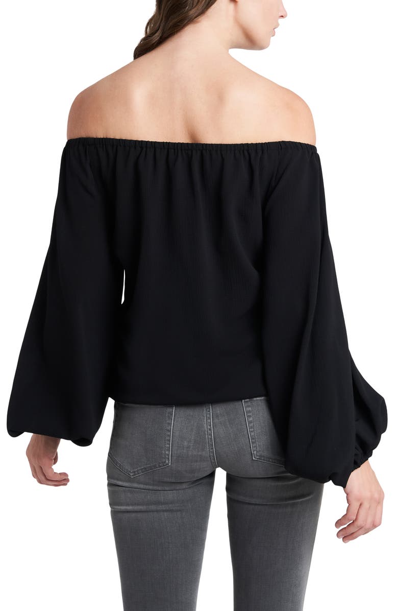 Vince Camuto Off the Shoulder Bubble Sleeve Top, Alternate, color, 