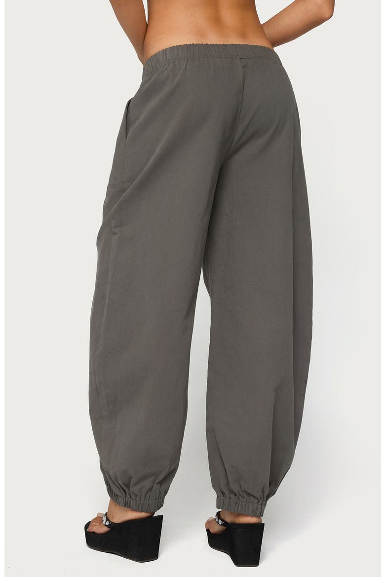 Hayli Cotton Parachute Pants, Alternate, color, DARK-GRAY