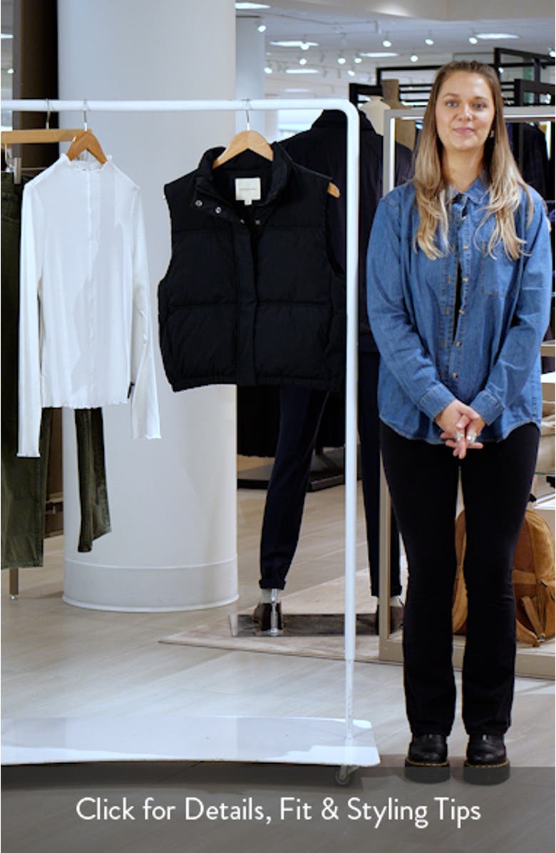 Quilted Puffer Vest, sales video thumbnail