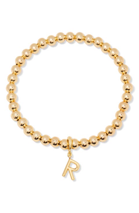 Makenna Initial Charm Bracelet