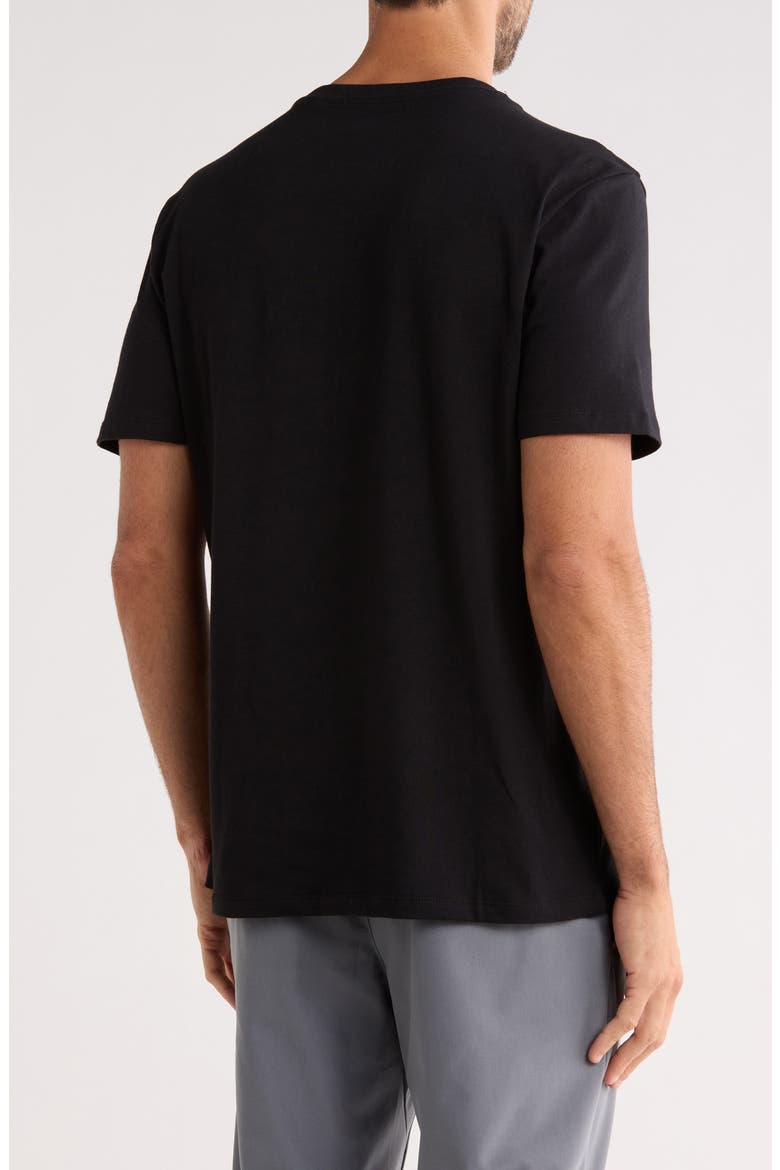 Shadow Embossed Graphic T-Shirt, Alternate, color, BLACK