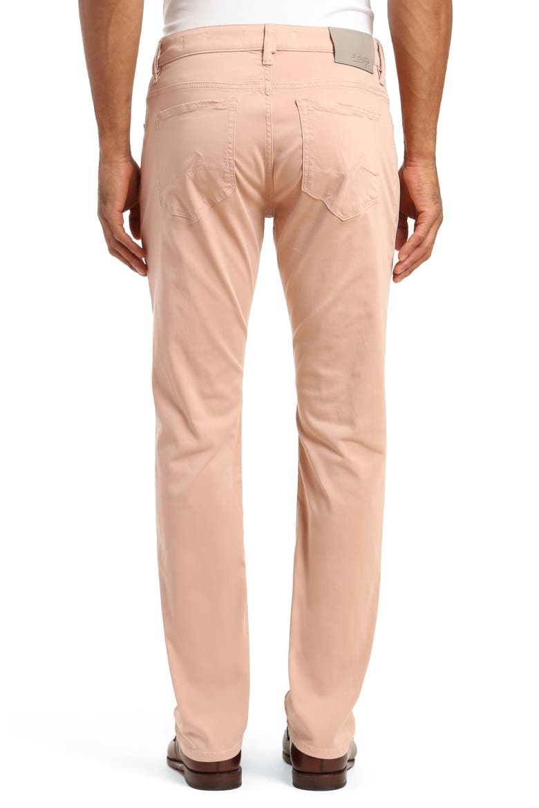 Courage Straight Leg Twill Pants, Alternate, color, ROSE TWILL