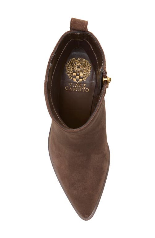 Vince Camuto Lorelai Pointed Toe Bootie In Brown
