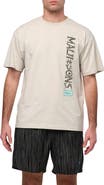 Maui & Sons Fossil Boxy Fit Cotton Graphic T-Shirt