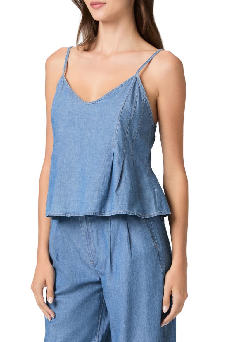 Esther Chambray Camisole, Main, color, AZUSA