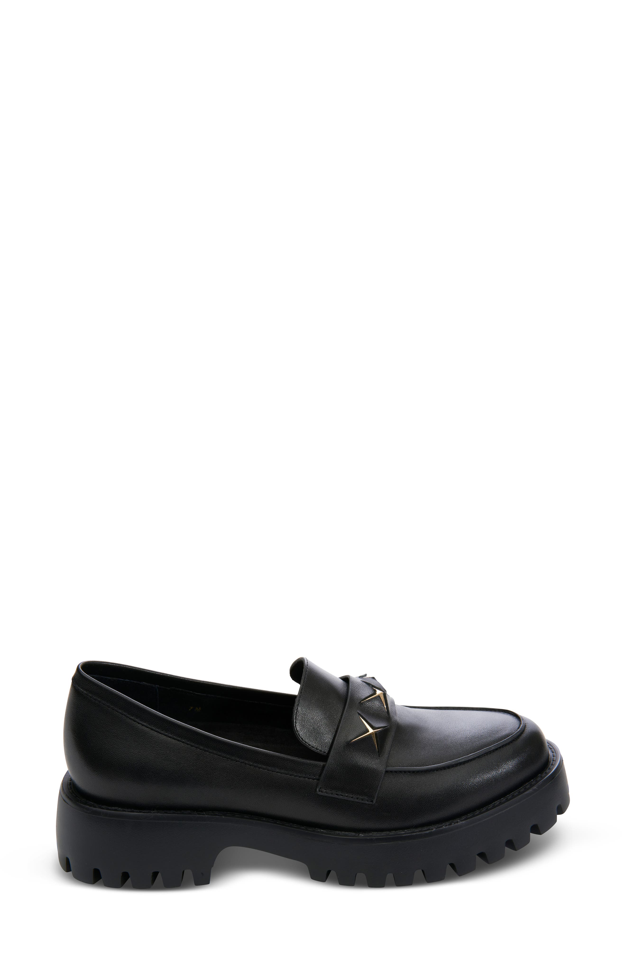 VANELi Zofie Lug Sole Loafer, Alternate, color, Black