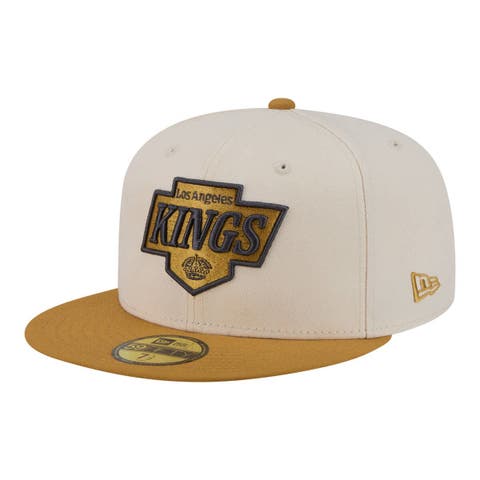 Men's New Era  Cream/Tan Los Angeles Kings Colorpack Two-Tone 59FIFTY Fitted Hat