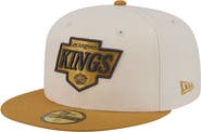 New Era Men's New Era  Cream/Tan Los Angeles Kings Colorpack Two-Tone 59FIFTY Fitted Hat