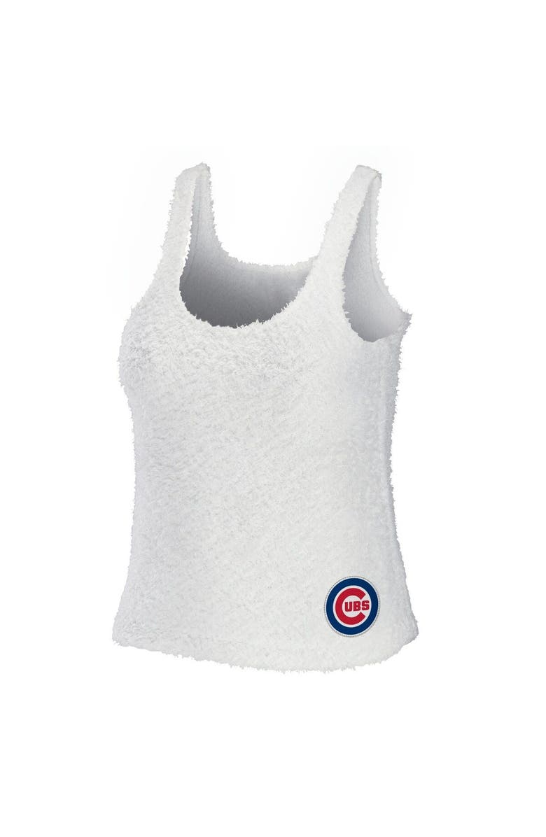 WEAR by Erin Andrews Women's WEAR by Erin Andrews Cream Chicago Cubs Cozy Lounge Tank Top & Pants Set, Alternate, color, Cream