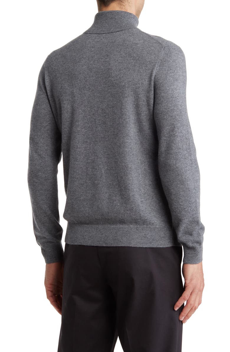 Amicale Turtleneck Cashmere Sweater, Alternate, color, Gry