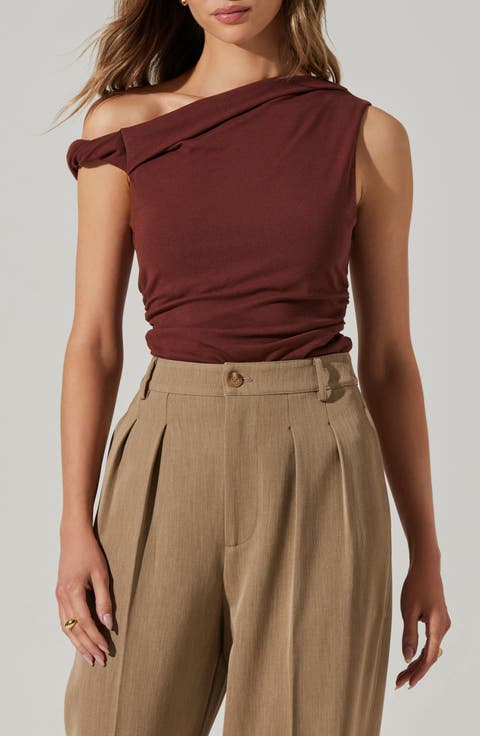 Zivon Asymmetric Sleeveless Top