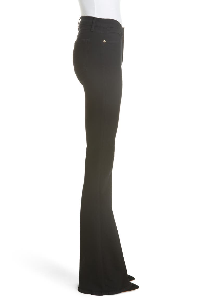 Le High Flare Jeans, Alternate, color, FILM NOIR