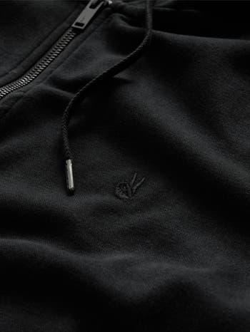 John Varvatos Cotton Double Knit Zip Hoodie | Nordstromrack