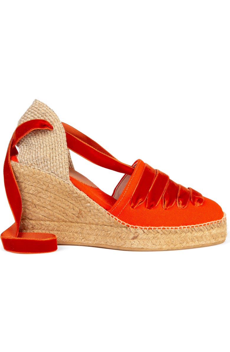 Penelope Chilvers High Valenciana Dali Espadrille Wedge Sandal, Alternate, color,