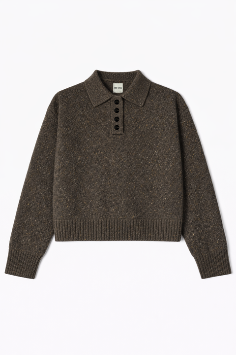 Frida Polo Cashmere Sweater