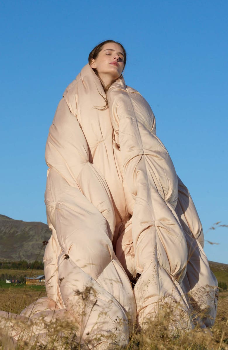 Sunday Citizen Bubble Comforter, Alternate, color, Blush