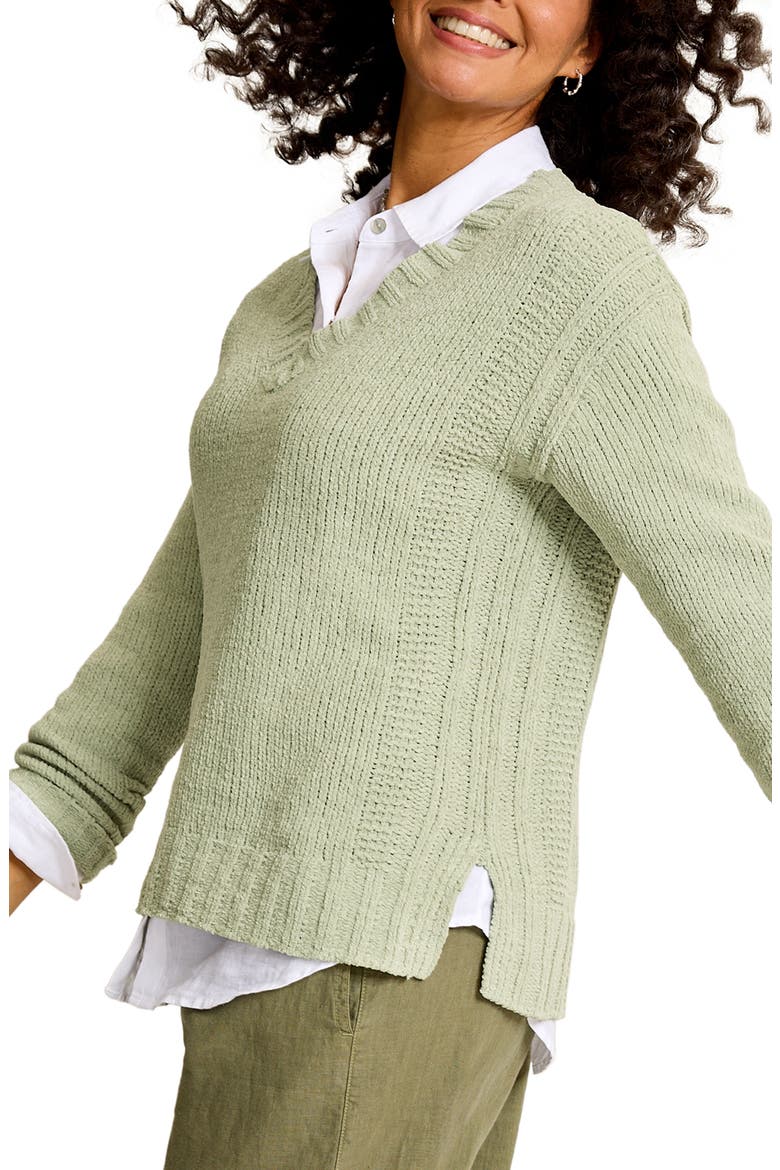 Malibu Chenille Sweater, Alternate, color, HUSHED PINE