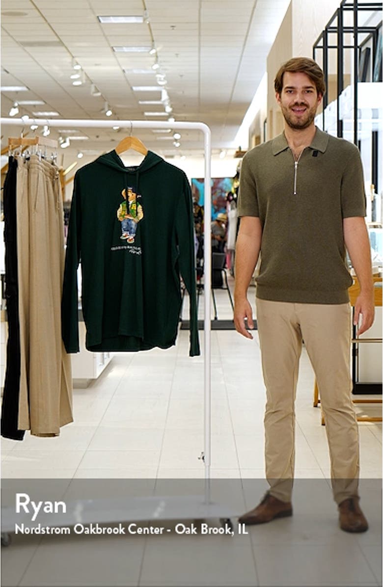 Polo Bear Hooded Long Sleeve Graphic T-Shirt, sales video thumbnail
