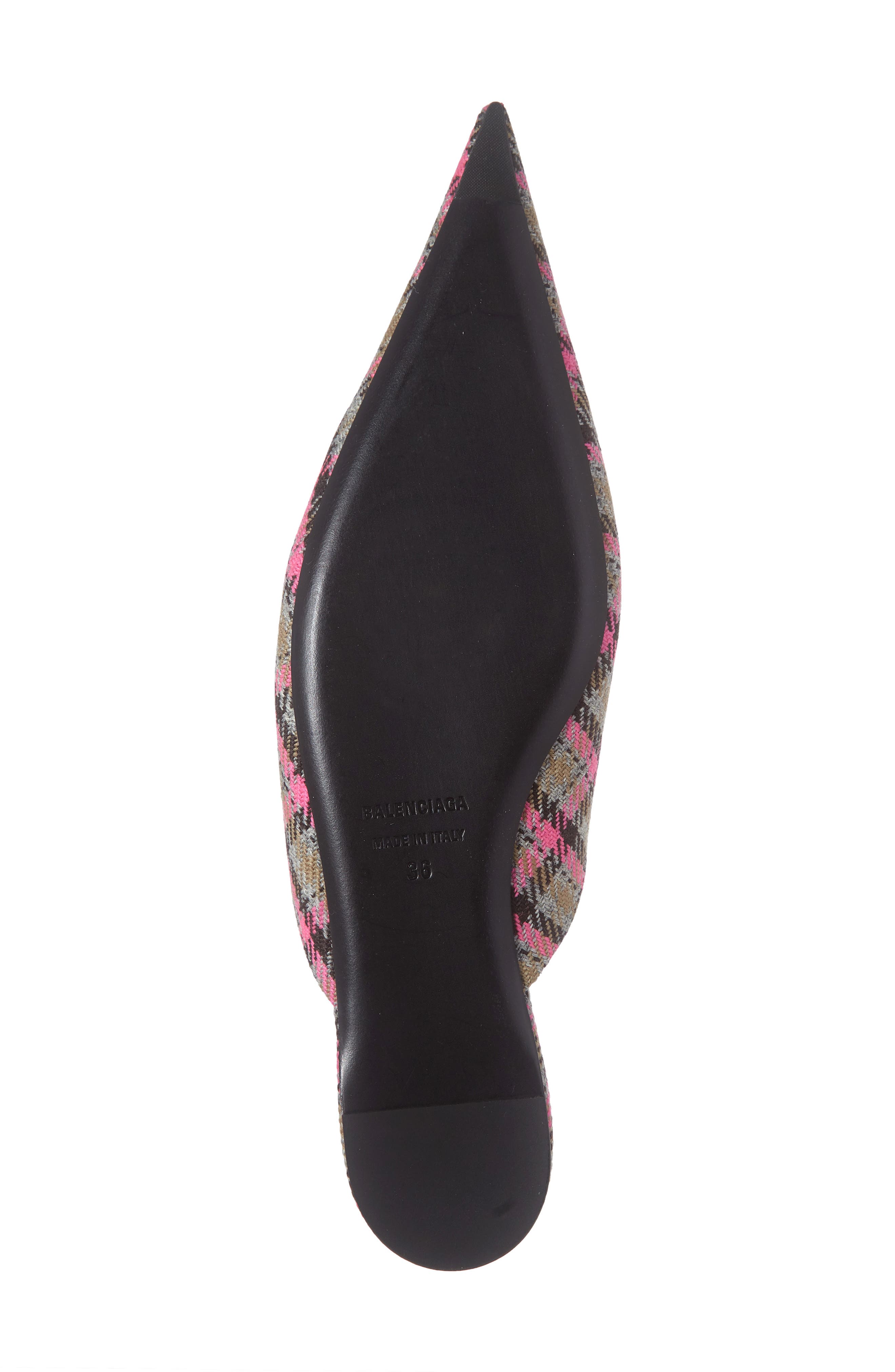 Balenciaga Check Knife Mule, Alternate, color, 