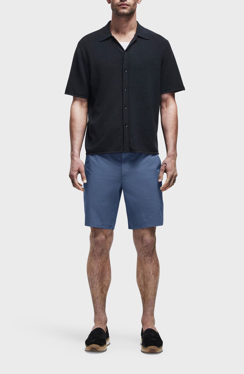 rag & bone Perry Stretch Twill Shorts, Alternate, color, Parisian