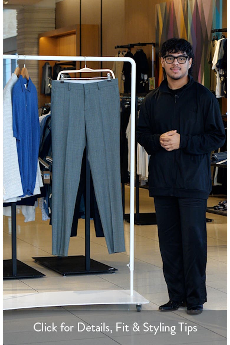 Genius Slim Fit Virgin Wool Dress Pants video