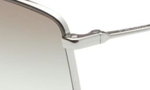 Prada 56mm Rectangular Sunglasses