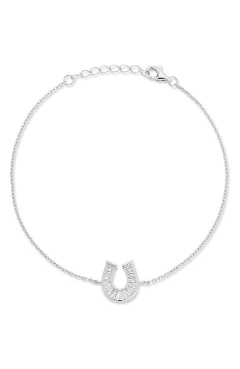 Horseshoe Cubic Zirconia Bracelet