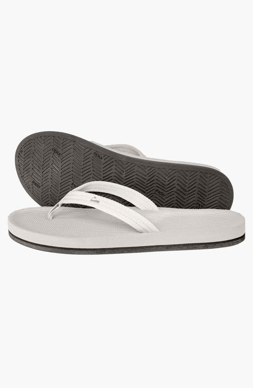 Indosole Responsibly-made Tire Sole Easy Living Flip Flops In Gold