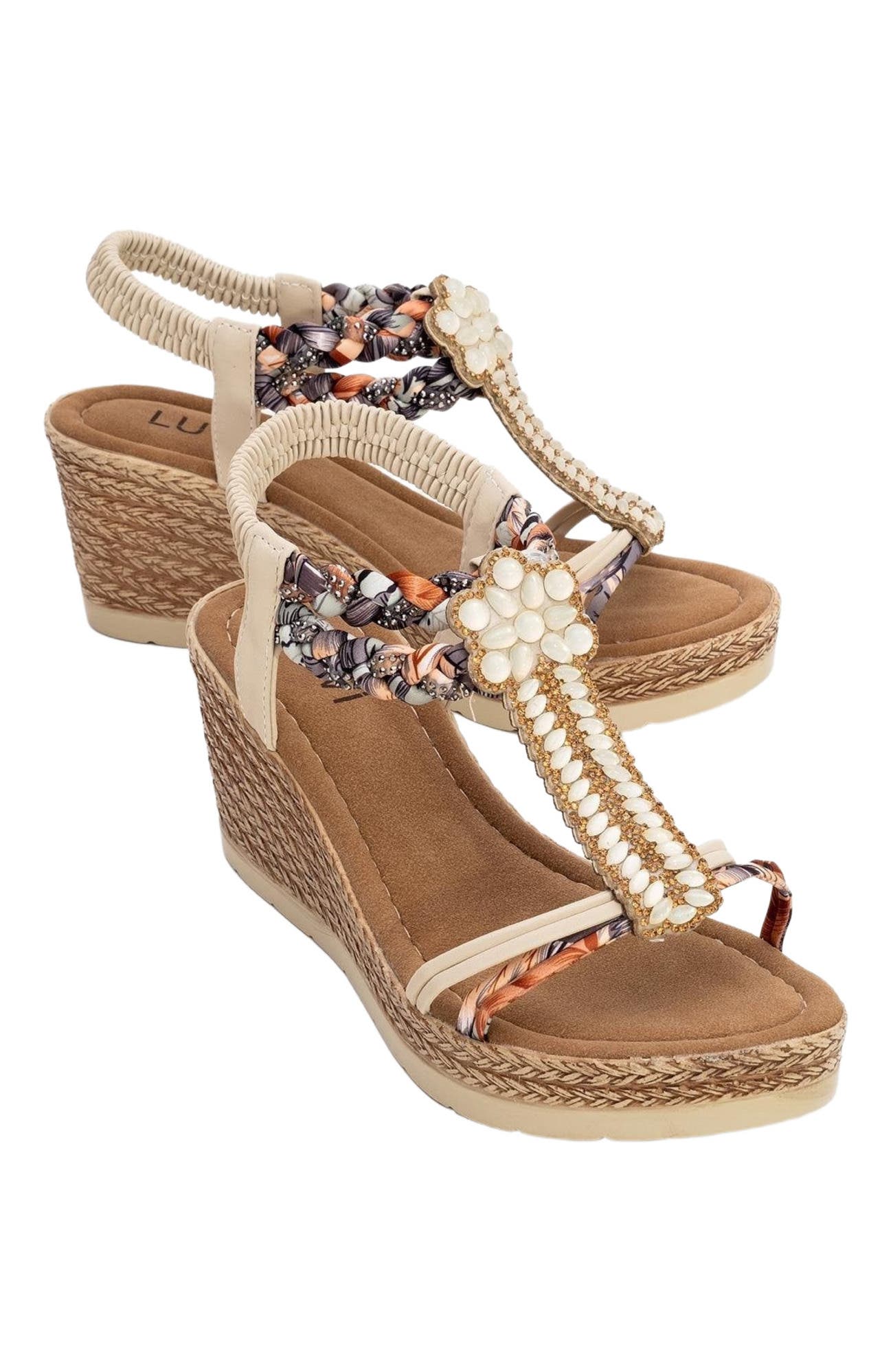 Prologue Shoes Sogno Rhinestone Espadrille Sandal, Alternate, color, 