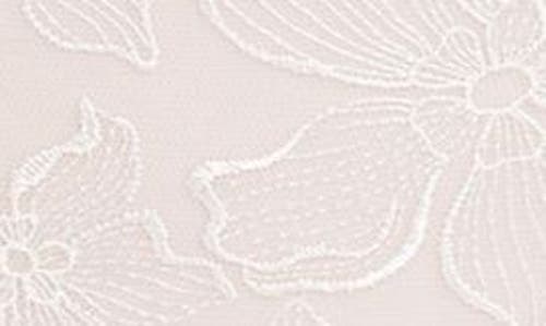 Hunkemoller Hunkemöller Lauren Embroidered Mesh Brazilian Panties In Snow White